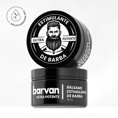 BARVAN™ - Bálsamo para Crecimiento de Barba (Minoxidil 20%)