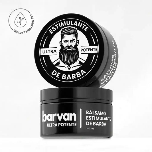 BARVAN™ - Bálsamo para Crecimiento de Barba (Minoxidil 20%)